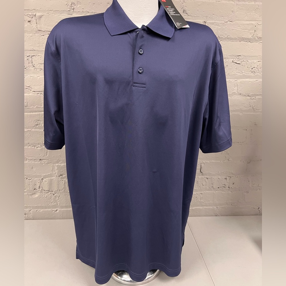 NWT Under Armour Men's Navy Polo Shirt